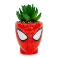 thumbnail image 1 of Mini maceta Toynk Marvel Comics Spider-Man de cerámica de 8 cm con suculentas, 1 of 8