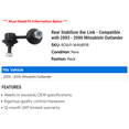 thumbnail image 2 of Rear Stabilizer Bar Link - Compatible with 2003 - 2006 Mitsubishi Outlander 2004 2005, 2 of 2