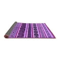 thumbnail image 2 of Ahgly Company Indoor Round Solid Purple Modern Area Rugs, 6' Round, 2 of 4