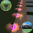 thumbnail image 3 of Solar Garden Stake Lights Outdoor, Decorative Ground Lights for Yard Patio Lawn, Powered Landscape Lighting for Garden Pathway and Outdoor Ambience Decor, 1 Pack, 3 of 9