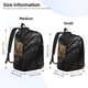 thumbnail image 2 of Disketp Gothic Raven Portrait Mochila de Lona Estampada, Mochila Escolar de Viaje Ligera para Estudiantes y Portátil-Small, 2 of 5