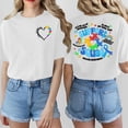 thumbnail image 5 of CHENge Autism Awareness Sunflower Men Women Autism ASD ADHD Sunflower T-Shirt, 5 of 6