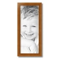 thumbnail image 2 of ArtToFrames 8" x 20" Honey Picture Frame, 8x20 inch Brown Wood Poster Frame (WOM-4097), 2 Pack, 2 of 8