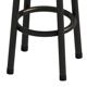 thumbnail image 2 of Juego de mesa de bar de 3 piezas, moderna mesa de bar redonda y taburetes para 2 alturas de encimera de cocina, bistró con tapa de madera, fácil de montar, desayunador, sala de estar, 2 of 2