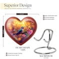 thumbnail image 2 of KARYLIZ Humming Bird Urn For Ashes - Sunset Cremation Urns for Women & Men - Large Heart Urn for Female & Male - Funeral for Ashes for Man - Burial Cremation for Mom & Dad - Memorial Tribute (10Inch), 2 of 2