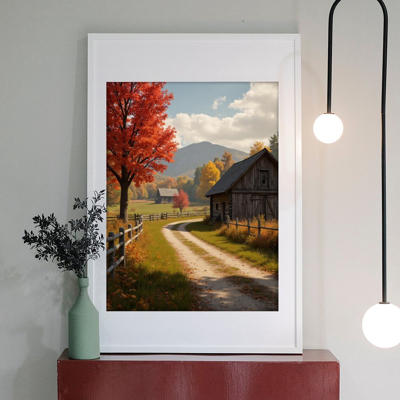 Kit De Peinture Diamant Paysage D'automne - 30x40 Cm, 5D, Pour Adultes Débutants