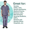 thumbnail image 3 of M&M SCRUBS Unisex Solid Scrub Set, Women Medical Uniforms 102, 3 of 6