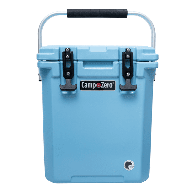 CAMPZERO 16L Tall Cooler/Ice Chest with Carry Handle and 2 Moldedin