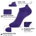 thumbnail image 3 of Loritta Slipper Socks for Woman Yoga Sock with Grips for Pilates Workout Hospital, 6 Pairs, 3 of 6