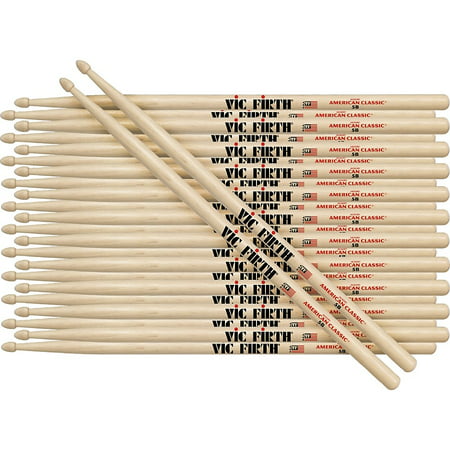 Vic Firth 12-Pair American Classic Hickory Drumsticks Nylon Classic