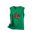 thumbnail image 5 of Daisyyozoid Nouvelles Arrivées Hauts pour Femmes Joyeuses Pâques Col Rond Imprimé Décontracté Pull Sans Manches T-shirt, 5 of 5