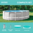 thumbnail image 5 of Intex Prism Frame 15' x 48" Pool Set with Ladder, Cover & Maintenance Kit, 5 of 13