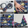 thumbnail image 3 of Sikiie Sea Inhabitans and Herb Print Flannel Anti-slip Floor Mat 16x24in, Thickened Dustproof Entrance Door Mat Floor Mat for Kitchen, Bathroom, Laundry Room, 3 of 7