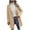 Beige, variant on Hfyihgf Wool Trench Coats for Women Winter Fall Notch Collar Peacoats Button Down Long Jackets Casual Walker Outwear Army Green XL
