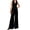Black, variant on Summer Sleeveless Women Womens Vest Sets V-neck Vest Blazer & Wide Leg Pants