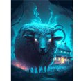 thumbnail image 1 of Diamond Painting 5D DIY Full Square Drill Sheep Ghost House Kit Decoración para el hogar (9) Hugtrwg Para estrenar, 1 of 9
