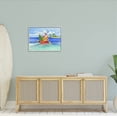 thumbnail image 2 of Stupell Industries Santa's Delivery Tropical Christmas Boat Painting Gray Framed Art Print Wall Art, Design by Paul Brent, 2 of 7