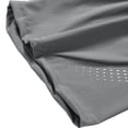 thumbnail image 6 of Hurxie Mens Lightweight Athletic Shorts Quick Dry Gym Workout Running Shorts with Zipper Pockets Gray,XL, 6 of 6