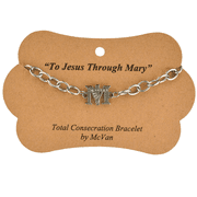 MCVAN 7.5" L Total Consecration to Mary Bracelet