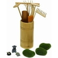 thumbnail image 2 of Mini Zen Garden Rake Tool - Tabletop Meditation Rock Sand Garden Kits With Moss, 2 of 5