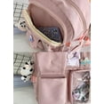 thumbnail image 3 of MMYGU Kawaii Backpack with Pins Kawaii School Backpack Cute Aesthetic Backpack Cute Kawaii Backpack for School (Beige, With Accessories), 3 of 7