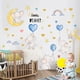 thumbnail image 1 of Conjunto de calcomanías de pared TUNC removibles Globos de arco iris lindo elefante estrellas, 1 of 4