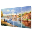thumbnail image 2 of Designart "Maryland Bay Canal Scenery Waterfront Views" Maryland Metal Art Print Set, 2 of 5