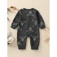 thumbnail image 3 of Bagilaanoe Newborn Baby Girl Boys One Piece Jumpsuit Cartoon Print Long Sleeve Bodysuit 3M 6M 12M 18M Infant Casual Romper, 3 of 9