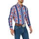 thumbnail image 2 of Camisa Vaquera Wrangler Hombre Manga Larga 54B azul EG, 2 of 6