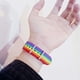 thumbnail image 5 of Pulsera del orgullo Pulsera LGBT arcoíris Pulsera ajustable del orgullo gay Pulsera de la amistad para lesbianas y bisexuales, 5 of 7