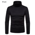 thumbnail image 4 of Douhoow Men Winter Warm Turtleneck Pullover Long Sleeve Slim Fit Jumper Tops, 4 of 7