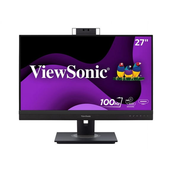 ViewSonic VG2757V-2K - LED monitor - 27" - 2560 x 1440 QHD @ 100 Hz - IPS - 350 cd/m�� - 1300:1 - 5 ms - HDMI, DisplayPort, USB-C - speakers