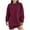 Wine 2, variant on Kaemgyyd Women's Casual Sweatshirt Dress Crew Neck Long Sleeve Mini Pullover Dress Fashion Loose Stripe Dresses