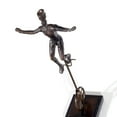 thumbnail image 3 of Vertuu Design Unicyclist Resin Decorative Accessory in Antique Bronze, 3 of 5