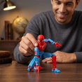 thumbnail image 5 of Superhero‑Graphic Poseable Action Figure, Multi‑Articulated Joint Model Kit, Self‑Assembly Collectible Figurine for Desktop Display & Hobby Collection, 5 of 6