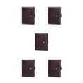 thumbnail image 2 of Cartera de almacenamiento Qarigey para hombre y mujer de cuero plegable con cierre de cremallera negro, 2 of 6