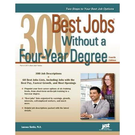 300 Best Jobs Without a Four-Year Degree (Best Jobs With A Law Degree)
