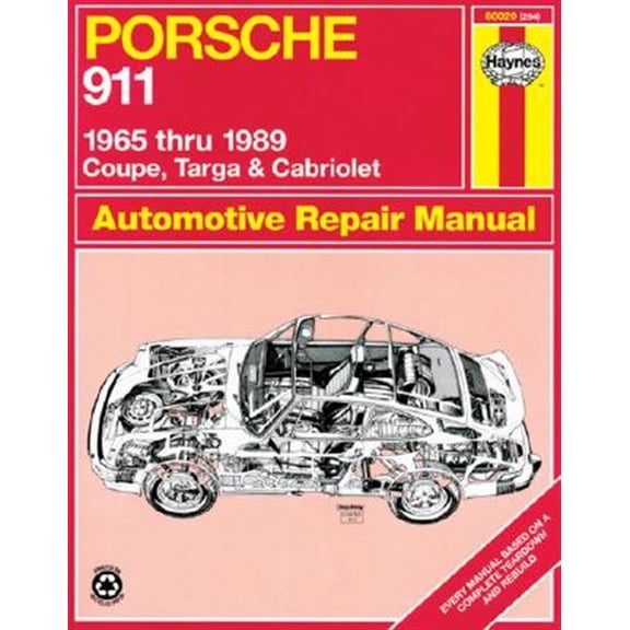 Pre-Owned Porsche 911 (65-89) for Coupe, Targa & Cabriolet Haynes Repair Manual ^