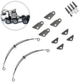 thumbnail image 2 of VGEBY Rear Leaf Spring, Heavy Duty Steel Rear Leaf Type Suspension Set RC Vehicle Parts For 1/14 Truck, 2 of 8