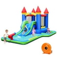thumbnail image 1 of Costway Inflatable Castle Bouncer Bounce House Slide Water Park BallPit with 580W Blower, 1 of 10