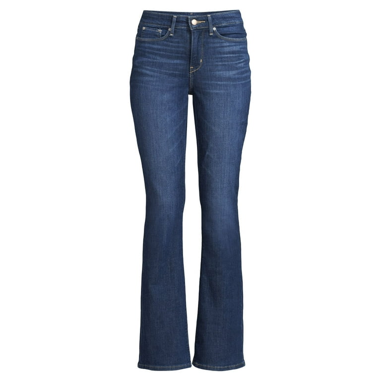 Signature by Levi Strauss & Co. Women's Shaping Mid Rise Bootcut Jeans 