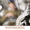 thumbnail image 3 of HONMEET 48Pcs Grey Plastic Wheel Reflectors Easy to Install Safety Spoke Reflective Accessories, 3 of 8
