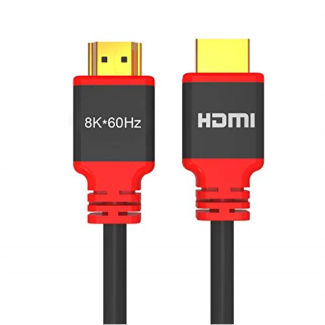 HDMI 2.1 48Gbps High Speed Nylon Braided HDMI Cord with eARC HDR10 4:4:4 HDCP 2.2&2.3 8K HDMI Cable 6ft 4K HDMI Cable Compatible with Dolby Atmos Apple Fire LG Samsung TV PS5 PS4 Switch Xbox Roku 