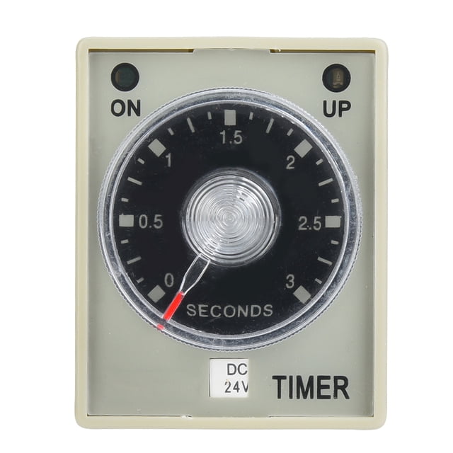 AH3-3 Timer Relais Électronique Type Réglable de Retard de Libération Relais 8 Broches 3S (DC24V)
