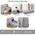thumbnail image 4 of - Tapete de espuma para bebé, tapete de juego plegable para zona de juego, tapete acolchado para sala de juegos de niños, alfombra gruesa de felpa plegable para habitación de bebé, tamaño, 4 of 5