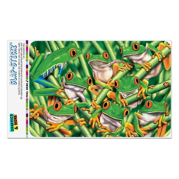 Red Eyed Tropical Rainforest Frogs Home Business Office Sign