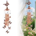 thumbnail image 4 of 1pc Butterfly Wind Chimes for Outside,Metal Windchimes,Butterfly Gifts for Women/Men,Wind Chime Garden Decor Outdoor,Memorial/Housewarming/Birthday/Festival Gifts,Front Yard Decor, 4 of 5
