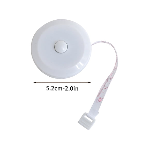 JilgTeok 4 Packs Portable Mini Tape Measure for Body Measurements - Waist Chest Legs Ruler Soft Retractable Sewing Tailor Cloth Student Meter Stick Small Convenient