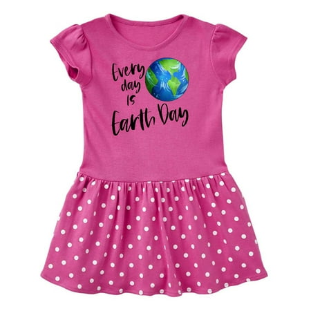 

Inktastic Every Day is Earth Day Gift Toddler Girl Dress