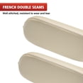 thumbnail image 4 of KBH 2 PCS Front Seat Armrest Cover Replacement for F250 F350 F450 F550 & Ford Excursion 1999-2007, Leather Armrest Protector for Ford Accessories, Beige, 4 of 7